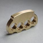 Wave Design Brass Knuckle Duster for Personal Security and EDC - Image 3