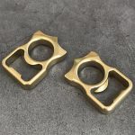Multi-Purpose Brass Knuckle Duster for Bottle Opening and Emergency Escape
