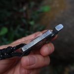 EDC Self-Defense Alloy Steel Corkscrew with Damascus Design - Imagen 3