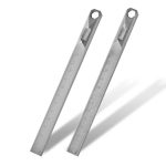 Straight Ruler Titanium Alloy Self-defense Crowbar EDC Tool - Image 5