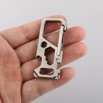 Titanium Key Ring Multi-Tool Carabiner Outdoor Gear - Imagen 7