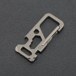 Titanium Key Ring Multi-Tool Carabiner Outdoor Gear - Imagen 9