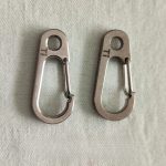 Titanium QuickSnap Carabiner Keychain EDC Clip Tool - immagine 3