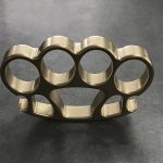 Stonewashed Brass Bottle Opener and Knuckle Duster EDC Tool - Image 6