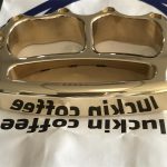 Thickened Solid Brass Knuckle Duster Broken Window EDC - immagine 5