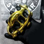 Creative Solid  Brass Knuckle Broken Window EDC - Image 2