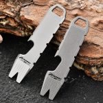 Titanium Multi-Function Pry Bar Tool for EDC and Bottle Opening