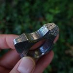 Damascus Pattern EDC Knuckle Duster Tool - Imagen 4
