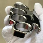 The King GODEDC Glossy Classic Steel Knuckle Duster for Defense - Imagen 10