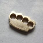 Wave Design Brass Knuckle Duster for Personal Security and EDC