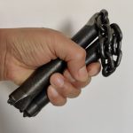 Meteor Chain Whip Baton Crafted from Tungsten Steel - Imagen 4