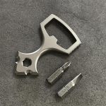 Titanium Everyday Carry Tool with Multi-Use Bottle Opener