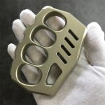 Aluminum Knuckle Duster Self-Defense EDC Tool with Oversized Finger Holes