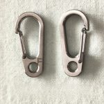 Titanium QuickSnap Carabiner Keychain EDC Clip Tool