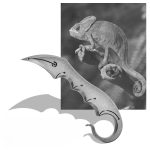 Titanium Chameleon Bottle Opener