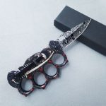 3D Printed Folding Knife for Outdoor Use with Self Defense Knuckle Pocket Tool