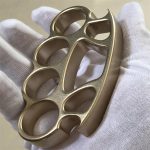 Stonewashed Brass Bottle Opener and Knuckle Duster EDC Tool - Image 11