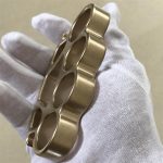 Stonewashed Brass Bottle Opener and Knuckle Duster EDC Tool - Image 8