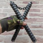 High-Speed Steel Threaded Defense Stick with Secure Grip