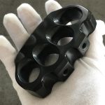 Thick Bakelite Knuckle Duster Impact Tool for Personal Safety and Window Breaking - Imagen 7