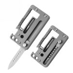 Titanium Pocket MultiTool Keychain Folding Knife - Image 5