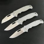 Folding Survival Knife with Titanium Alloy Handle for Camping - Imagen 10