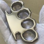 High-Shine Monarch Steel Knuckle Duster for Personal Protection - Image 7