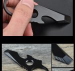 Pocket Emergency Multi-Tool EDC Stainless Steel O-Plier Knuckle Duster - Image 3
