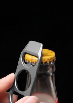 Titanium Mini Multi-Tool Keychain with Pry Bar and Bottle Opener - Image 9