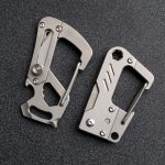 Titanium Tool Keychain Bottle Opener Letter Knife Wrench - Image 14