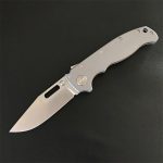 Folding Survival Knife with Titanium Alloy Handle for Camping - Imagen 3