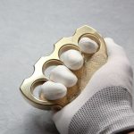 Wave Design Brass Knuckle Duster for Personal Security and EDC - Image 4