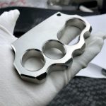 Heavy-Duty Steel Knuckle Duster Survival and EDC Protection Tool