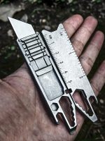 Titanium Tool Clip Multi-Tool with Precision Blade Knife - Image 6