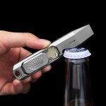 Titanium Multi-Purpose Pry Bar with Bottle Opener and EDC Fidget Tool