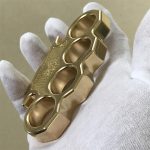 Mini Skull Classic Brass Knuckle Duster - Image 8