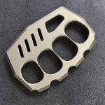 Aluminum Knuckle Duster Self-Defense EDC Tool with Oversized Finger Holes - Image 3