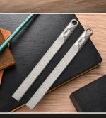 Straight Ruler Titanium Alloy Self-defense Crowbar EDC Tool