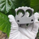Solid Steel Knuckle Duster EDC Tool for Personal Defense