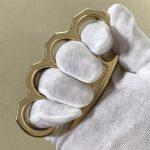 Mini Skull Classic Brass Knuckle Duster - Image 5