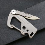 Titanium Tool Keychain Bottle Opener Letter Knife Wrench - Image 11