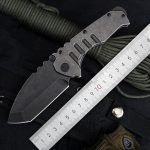G10 Handle Folding Knife with 9Cr18MoV Blade for Outdoor Camping - Image 3