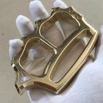 Thickened Solid Brass Knuckle Duster Broken Window EDC - immagine 14