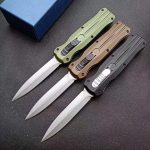 D2 Blade Pocket Knife with Aluminum Handle for Outdoor Use Model 3320 - Imagen 2