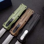 D2 Blade Pocket Knife with Aluminum Handle for Outdoor Use Model 3320 - Imagen 7