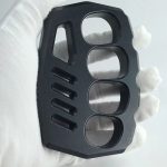 Heavy Duty Aluminum Knuckle Duster with Expanded Finger Holes for Better Fit