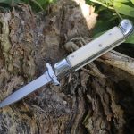 Bone Handle Outdoor Folding Knife Compact Camping Tool - Image 2