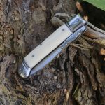 Bone Handle Outdoor Folding Knife Compact Camping Tool - Image 6