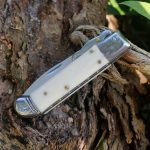 Bone Handle Outdoor Folding Knife Compact Camping Tool - Image 7
