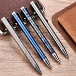 Bolt Design Titanium Tactical Pen for Self-Defense and Utility
